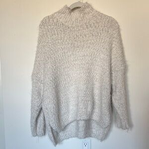 Altar'd State Cream Turtleneck Sweater